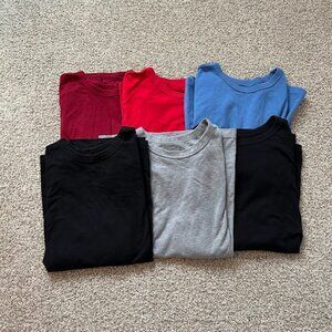Set of six Wonder Nation Long-Sleeve Tees
